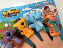 TITERES DE DEDO DE GOMA ANIMALES - tienda online
