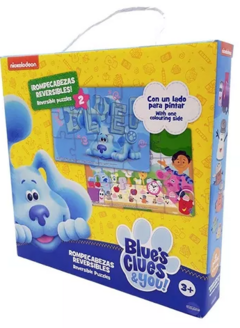 PUZZLE REVERSIBLE x2 PISTAS DE BLUE 12 PIEZAS - tienda online