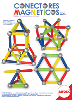 CONECTORES MAGNETICOS XXL 46 PIEZAS - Juguetería Aladino