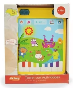 TABLET CON ACTIVIDADES OK BABY +12 MESES
