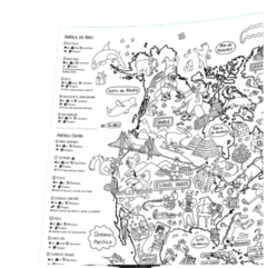 ATLANTIS MAPAS PARA PINTAR