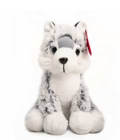PERRO SENTADO SIBERIANO 25 CM
