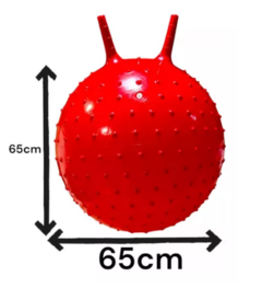 PELOTA SALTARINA CON MANIJA 65 CM
