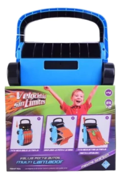Imagen de VELOCIDAD SIN LIMITES VALIJA PORTA/LANZA AUTOS 4 CARRILES