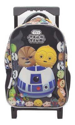 MOCHILA STAR WARS TSUM TSUM C/ CARRO 12"