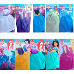 VESTIDOS PRINCESAS DISNEY MUÑECAS 30 CM JUSTA