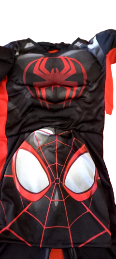 MILES MORALES C/ MUSCULOS DISFRAZ TALLE 0 en internet