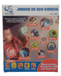 OBSERVATORIO PROYECTOR LED CON ZOOM 8X