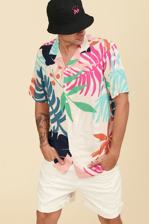 Camisa SANTOS Blanco 4582