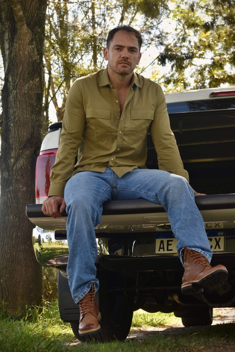 Camisa CUPRO Verde Militar 196 - comprar online