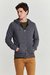 Campera HOODIE Gris Topo 376