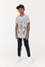 Remera LUCHO Dibujos Gris - tienda online