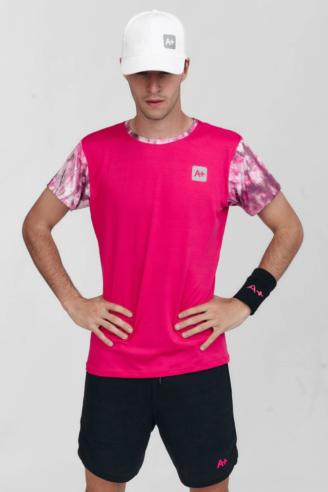 Remera Sinner Combinada A+ Fucsia 4450 thumbnail 2