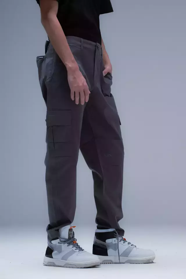 Pantalón Zara Gris 1877 thumbnail 2