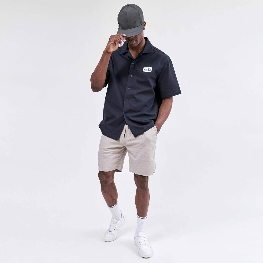 Bermuda Tropez Lino Gris 5436 thumbnail 3