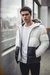 Campera Combianda Con Capucha Blanco