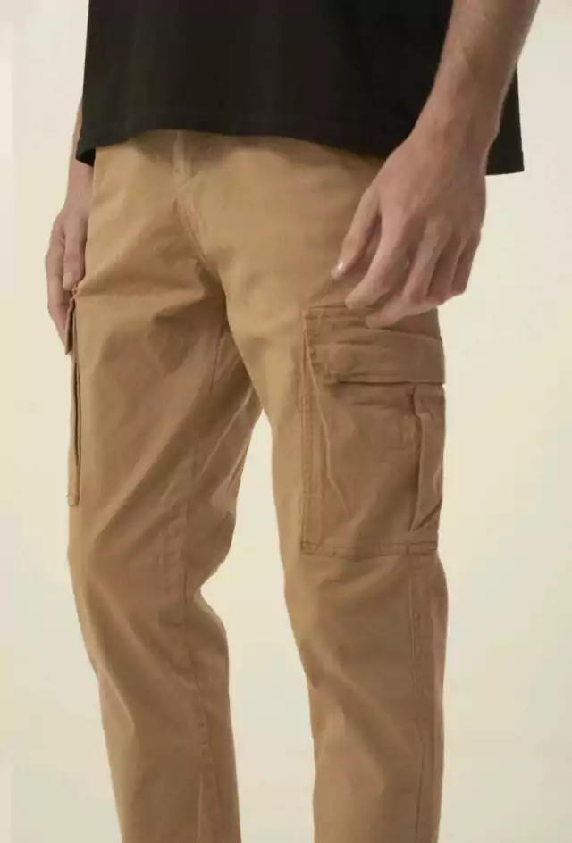 Pantalón Cargo Beige 1196 thumbnail 2