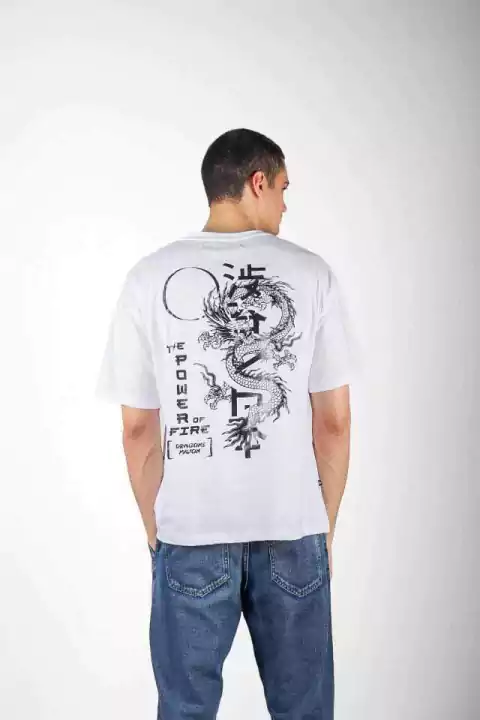 Remera OVER POWER Blanco 818