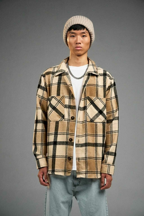 Camisaco PAÑO PLAID Marrón 048