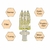 AGULHA MESOTERAPIA COM 5 PONTAS 32G 1.5MM C 2 UNIDADES - comprar online