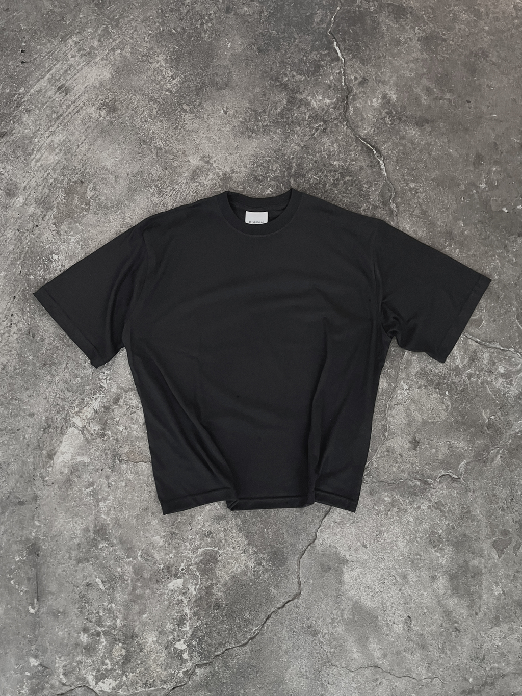 Remera Boxy T Blank Negra thumbnail 3