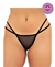 Calcinha Fio Dental Em Tule Sexy Com Pompom