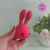 Vibrador de clitóris com Formato de coelho / Pulsação -