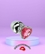Plug Anal Cromado ROSA,8cm (M) - Renata Sex shop online em IMPERATRIZ-MA