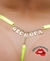 Calcinha Fio "Me Chupa" com Strass Tallyta na internet
