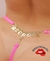 Imagem do Calcinha Fio "Me Chupa" com Strass Tallyta