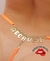 Calcinha Fio "Me Chupa" com Strass Tallyta - comprar online