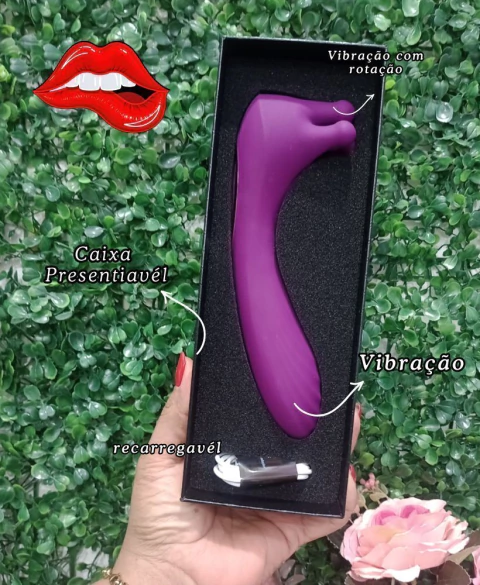 Vibrador de Clitóris com Rotação (verde) - comprar online