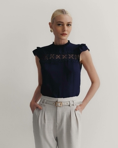Blusa Miriam Entremeio Crepe