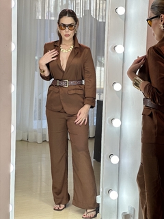 Conjunto Shine Cetim Alfaiataria - Ana Maria Prestes Oficial
