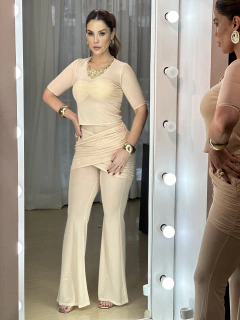 Conjunto Amelia Tule Blusa e Calça - Ana Maria Prestes Oficial