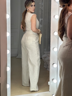 Calça Alda Linho Reta