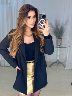 Blazer Rosana Alongado Botões Dourados