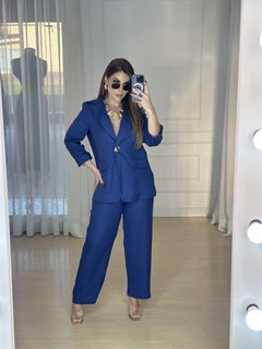 Conjunto Sônia Linho Blazer e Calça