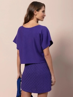Saia Jasmin Tricot Curta