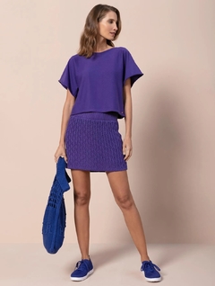 Saia Jasmin Tricot Curta