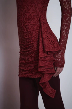 Vestido Nara Babado Tela