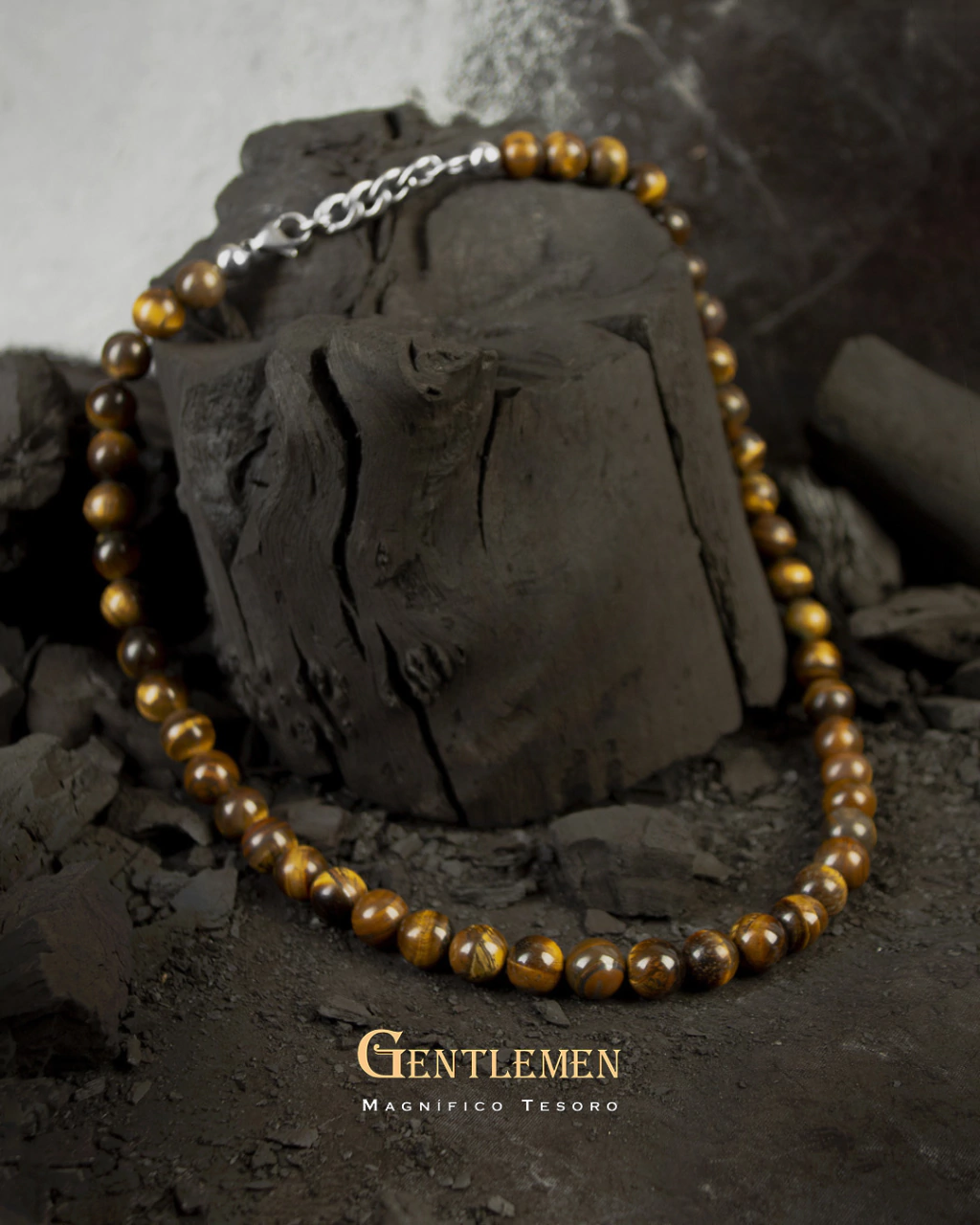 Collar Ojo de Tigre 10mm