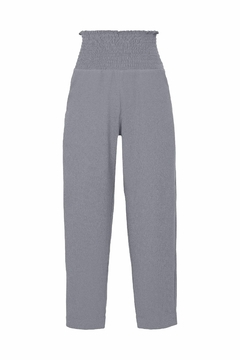 Calça Skinny Lastex Crepe - Cinza