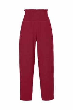 Calça Skinny Lastex Crepe - Framboesa