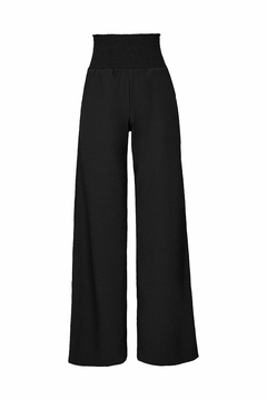 Calça Reta em Crepe - Preto - Fernanda Gardini
