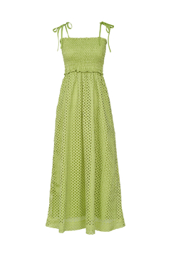 Vestido Renda Lolla Lastex - Verde Matcha - comprar online