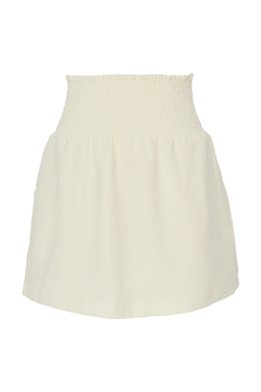 Short Saia Lastex - Off White - Fernanda Gardini
