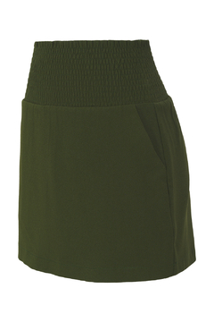 Short Saia Lastex - Verde Escuro - Fernanda Gardini