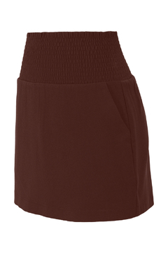 Short Saia Lastex - Marrom - loja online