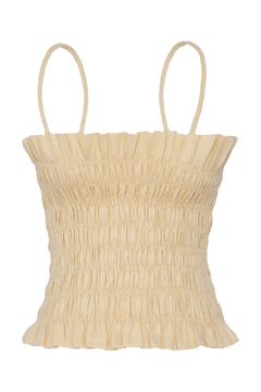 Corselet Lastex em Linho - Concha - comprar online